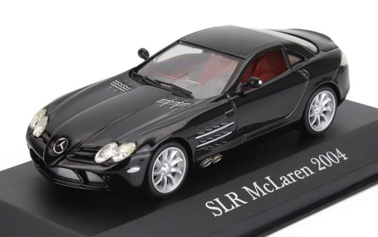 MERCEDES BENZメルセデスベンツ SLR McLARENマクラーレン 2003 ブラック ATLAS-MERCEDES-BENZ-COLLECTION / EDICOLA 1/43 ミニカー