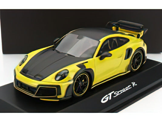 PORSCHE - 911 992 GT R STREET COUPE 2021 - YELLOW BLACKTECHART 1/43ミニカー