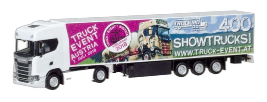 TRUCK EVENT AUSTRIA 2018 Scania CS20 ボックス/ Herpa 1/87  模型 ミニカー