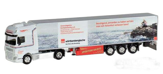 Kalbitz DAF XF SSC 冷蔵 トレーラー 933193/ Herpa 1/87  模型 ミニカー