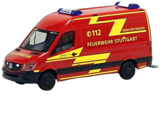 FW Stuttgart Mercedes Benz Sprinter 13/ Herpa 1/87  模型 ミニカー