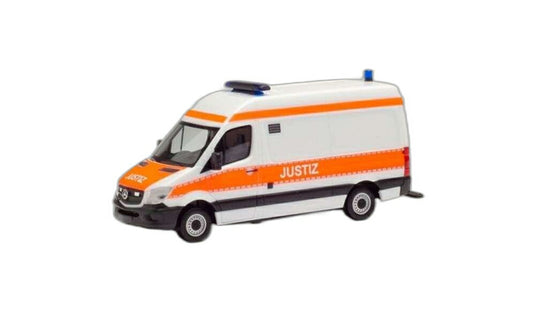 Justiz Mercedes Benz Sprinter 救急車/ Herpa 1/87  模型 ミニカー
