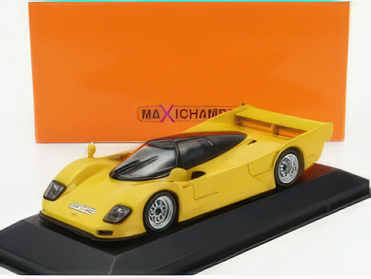 1994 ポルシェ ダウアー 962 GT イエロー Porsche Dauer 962 GT / Maxichamps 1/43 ミニカー