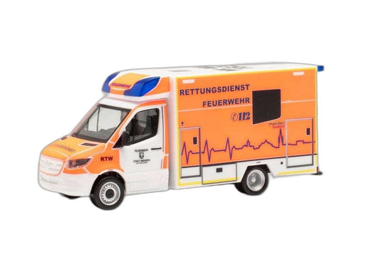 レスキューサービス 消防隊 Menden/ Herpa 1/87  模型 ミニカー