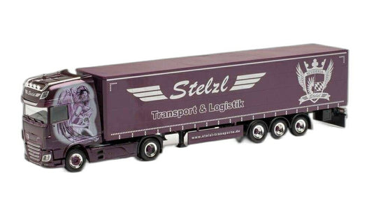 Stelzl DAF XF SSC Euro 6c カーテン/ Herpa 1/87  模型 ミニカー