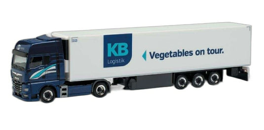 KB Logistik MAN TGX GX 冷蔵ボックス/ Herpa 1/87  模型 ミニカー