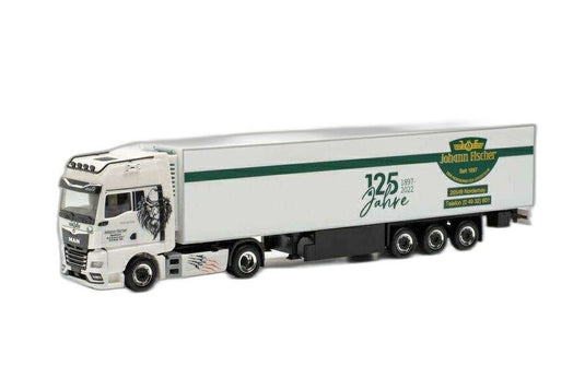 Fischer MAN TGX GX 冷蔵ボックス セミトレーラー/ Herpa 1/87  模型 ミニカー