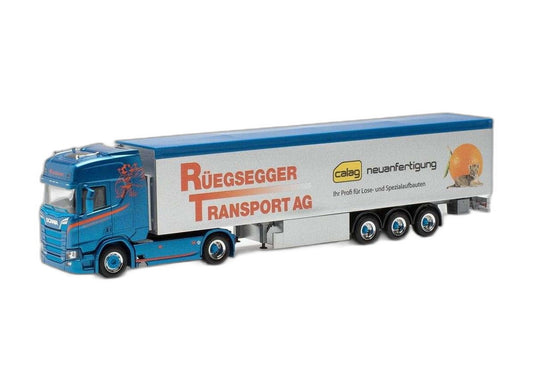 Ruegsegger Scania CR20HD ウォーキングフロア/ Herpa 1/87  模型 ミニカー