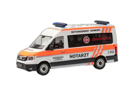 Johanniter Hamburg MAN TGE 952835/ Herpa 1/87  模型 ミニカー