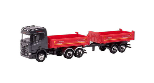 Dreger Scania CR20ND 建設用ダンプカー/ Herpa 1/87  模型 ミニカー