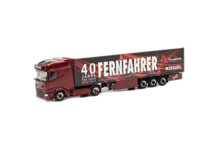 AM Transporte 長距離トラック運転手 パートナートラック DAF/ Herpa 1/87  模型 ミニカー