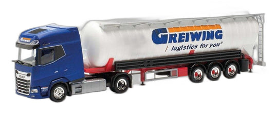 Greiwing DAF XG+ 吸引サイロ セミトレーラー/ Herpa 1/87  模型 ミニカー