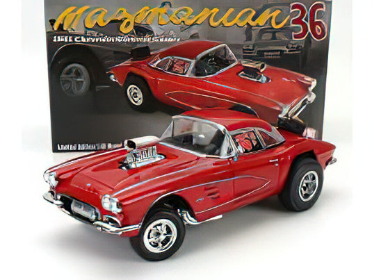 ACME 1/18 Chevrolet Corvette Gasser 1961 - Modèle Métal Bleu 1800926 - Neuf