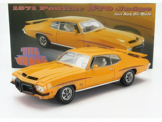 PONTIAC  GTO JUDGE COUPE 1971  LAST RAM AIR MADE  YELLOW/ACME 1/18ミニカー