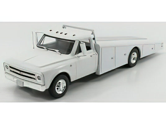 Chevrolet C 30 トラック ランプ カー トランスポーター 1967 ホワイト A1801700/ ACME 1/18 ミニカー
