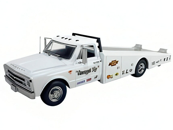 【予約】10-12月以降発売予定CHEVROLET C-30 トラックランプ カートランスポーター GRUMPY'S TOY 1967 ホワイト/ ACME 1/18 ミニカー
