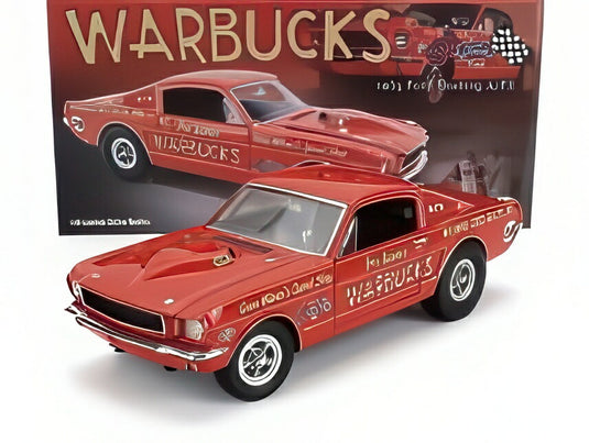 FORD マスタング A/FX クーペ レーシング 1965 フィル・ボナー レッド/ ACME 1/18 750台限定ミニカー