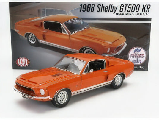 FORD USA  MUSTANG SHELBY GT500 KR COUPE 1968  ORANGE/ACME 1/18ミニカー