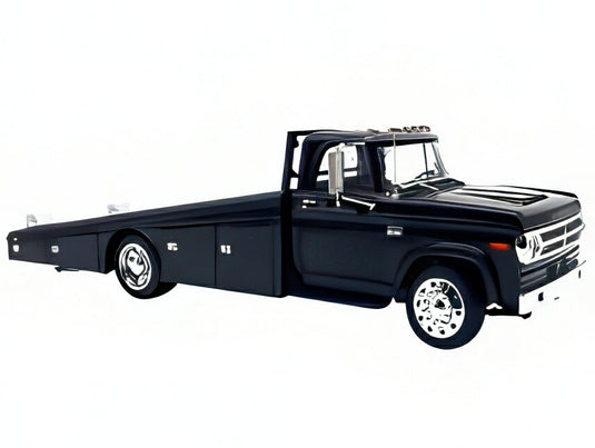 Dodge D 300 トラック ランプ カー トランスポーター 1970 ブラック A1801917/ ACME 1/18 ミニカー
