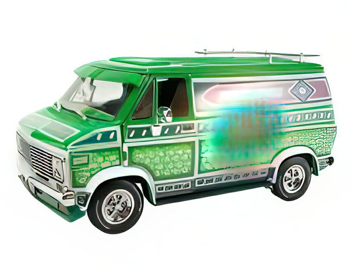 【予約】2025年発売予定CHEVROLET  GSERIES VAN EMERALD EXPRESS 1974  GREEN MET/ACME 1/18ミニカー