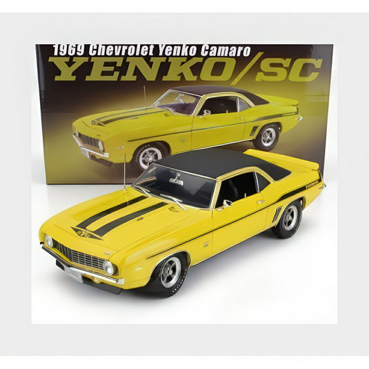 Chevrolet Camaro Yenko Sc クーペ 1969 イエロー ブラック A1805729/ ACME 1/18 ミニカー
