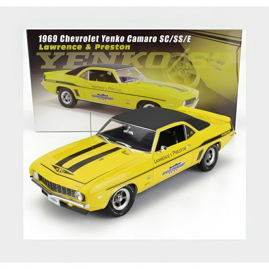 Chevrolet Camaro Yenko Sc Ss E クーペ Lawrence & Preston 1969 イエロー ブラック A1805730/ ACME 1/18 ミニカー