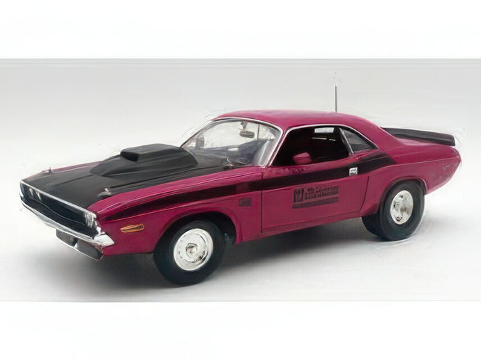 【予約】12月以降発売予定DODGE チャレンジャー T/A 426 プロストック MOPAR パフォーマンス 1970 フクシア ブラック/ ACME 1/18 ミニカー