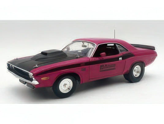 【予約】12月以降発売予定DODGE チャレンジャー T/A 426 プロストック MOPAR パフォーマンス 1970 フクシア ブラック/ ACME 1/18 ミニカー