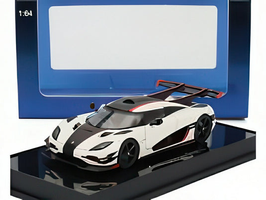 KOENIGSEGG One:1 2014 ホワイト/ブラック/カーボン/レッド/ AUTOart 1/64 ミニカー