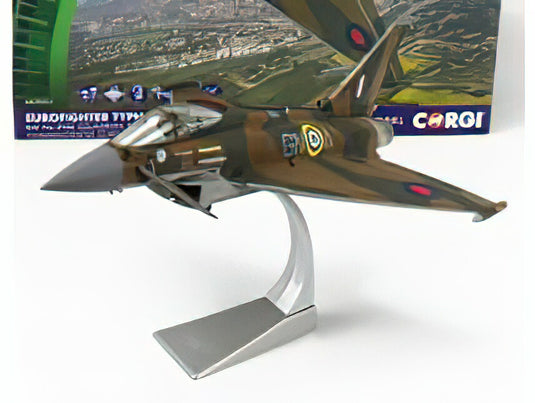 EUROFIGHTER TYPHOON FGR.4 AIRPLANE ZK349 GN-A RAF SQUADRON BATTLE OF BRITAIN 75th ANIVERSARY SUMMER 2015 MILITARY CAMOUFLAGE/CORGI 1/72ミニカー