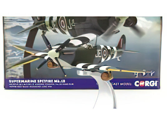 SUPERMARINE SPITFIRE MKIX MILITARY AIRPLANE 1944 CAMOUFLAGE/CORGI 1/72ミニカー