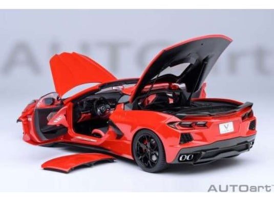 Chevrolet Corvette C8 Stingray Z51, torch red/AUTOart 1/18ミニカー