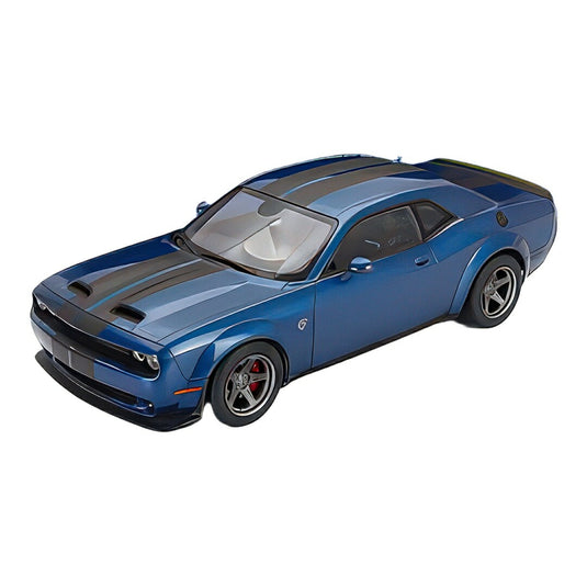 ダッジ チャレンジャー SRT スーパー ストック クーペ 2023 ブルー / AUTOart 1/18 ミニカー