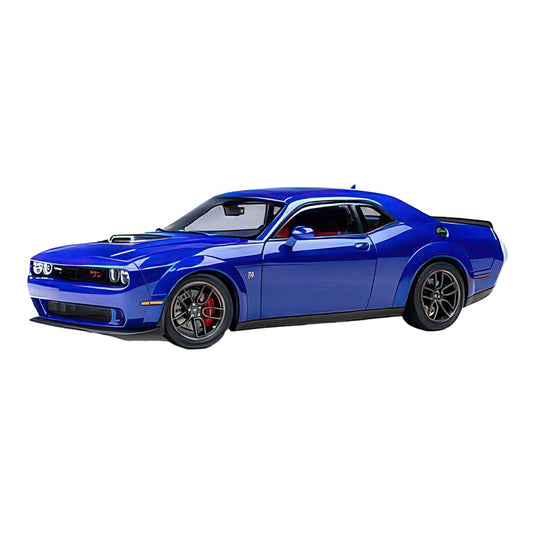 ダッジ チャレンジャー RT スキャットパック ワイドボディ 2022 ブルー / AUTOart 1/18 ミニカー