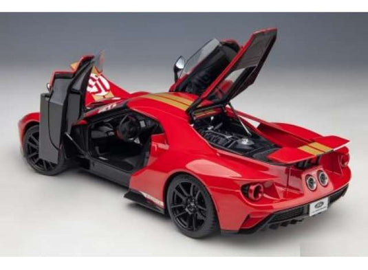 2022 フォード GT アラン・マン ヘリテージ エディション レッド/ゴールド GT / AUTOart 1/18 ミニカー