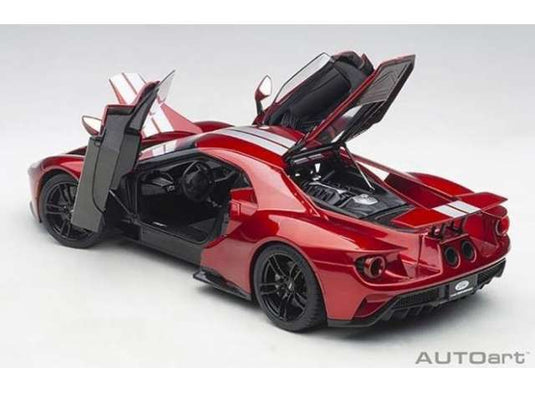 FORD GT 2017 リキッドレッド シルバーストライプ/ AUTOart 1/18