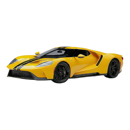 フォード GT 2017 イエロー ブラックストライプ / AUTOart 1/18 ミニカー
