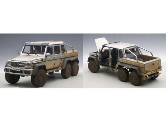 2013 Mercedes Benz G63 AMG 6x6, silver (muddy)/AUTOart 1/18ミニカー