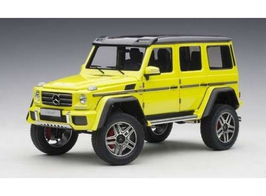 Mercedes-Benz G500 4x4-2, yellow/AUTOart 1/18ミニカー