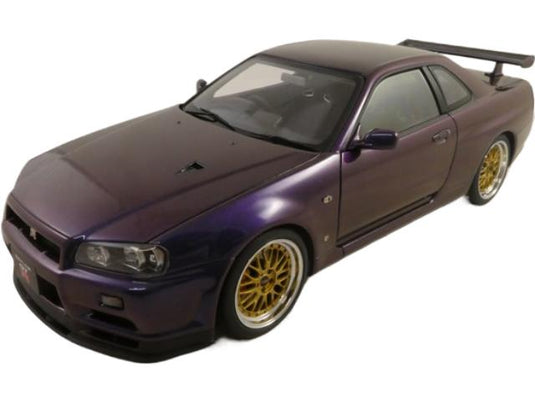 日産 スカイライン GT-R R34 V-Spec II/ AUTOart 1/18 ミニカー