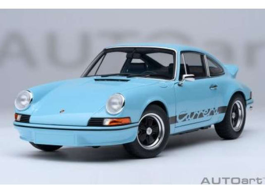 ポルシェ 911 カレラ 2.7 RS ガルフブルー with ブラックストライプ/ AUTOart  1/18 ミニカー