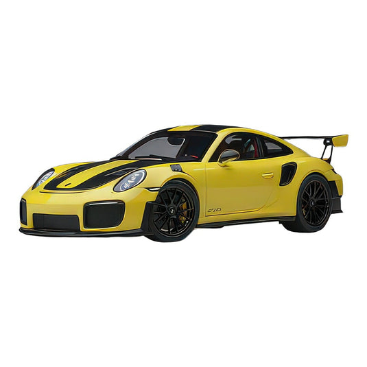 ポルシェ 911 991-2 GT3 RS ヴァイザッハパッケージ 2019 イエロー ブラック / AUTOart 1/18 ミニカー