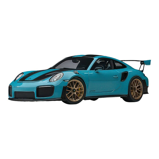 ポルシェ 911 991-2 GT2 RS ヴァイザッハパッケージ 2019 マイアミブルー / AUTOart 1/18 ミニカー