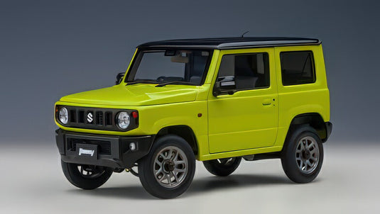 Suzuki Jimny Jb64 Lhd 2018 キネティックイエロー ブラックパール AA78501/ AUTOart 1/18 ミニカー