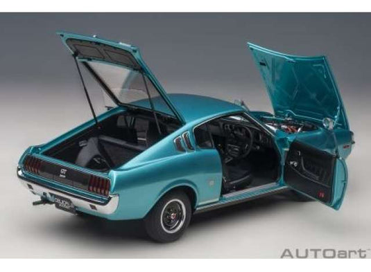 1973 Toyota Celica Liftback 2000 GT (RA25), turquoise blue metallic/AUTOart 1/18ミニカー