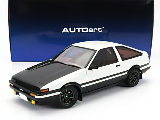 TOYOTA - SPRINTER TRUENO (AE86) PROJECT D FINAL VERSION 1980 - WHITE BLACK/AUTOARTオートアート 1/18ミニカー