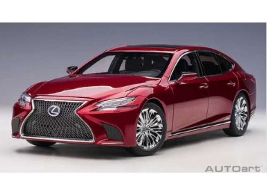 2018 Lexus LS 500h, red metallic/AUTOart 1/18ミニカー