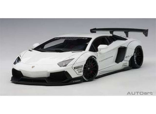 Liberty Walk Lamborghini Aventador, white/AUTOart 1/18ミニカー