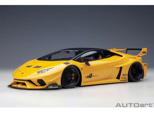 Liberty Walk LB Silhouette Lamborghini Huracan GT, yellow/AUTOart 1/18ミニカー