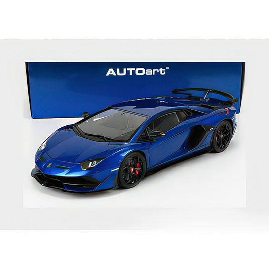 ランボルギーニ アヴェンタドール SVJ 2018 ブルーメタリック / AUTOart 1/18 ミニカー